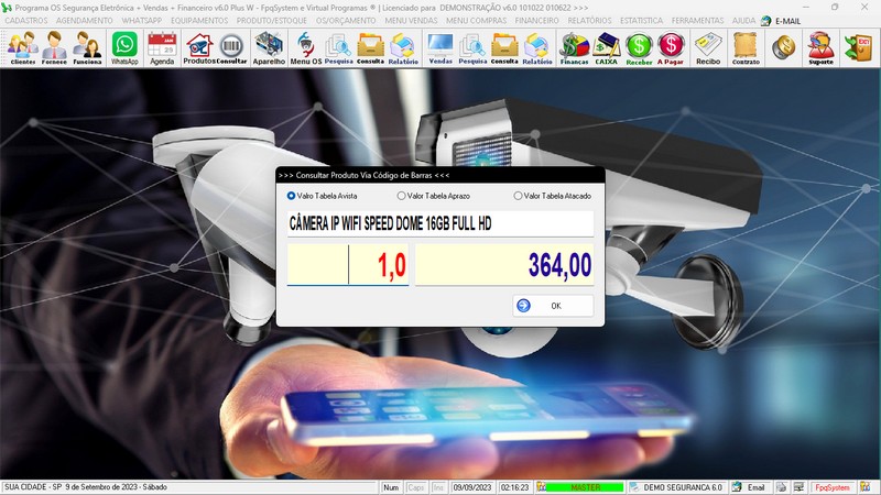 Programa OS Seguran�a Eletr�nica  6.0 Plus