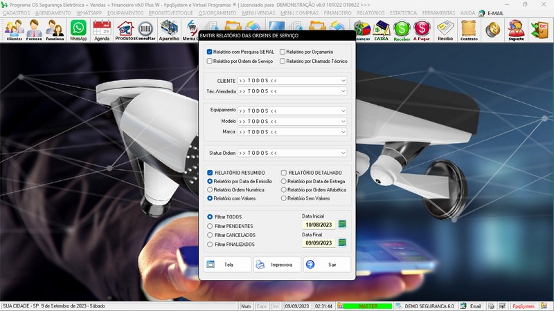 Programa OS Seguran�a Eletr�nica  6.0 Plus