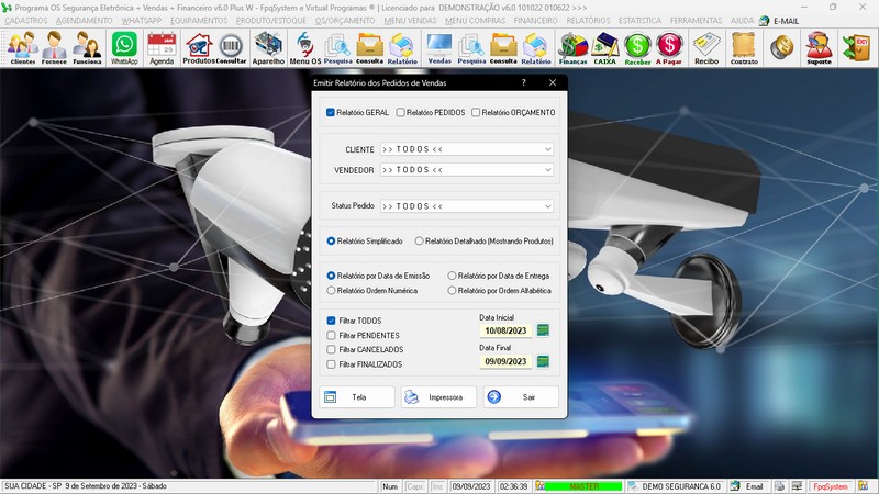 Programa OS Seguran�a Eletr�nica  6.0 Plus