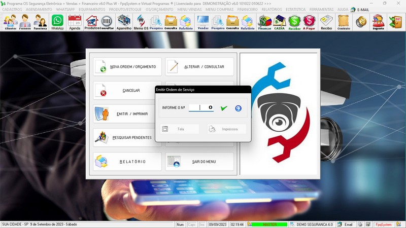 Programa OS Seguran�a Eletr�nica  6.0 Plus