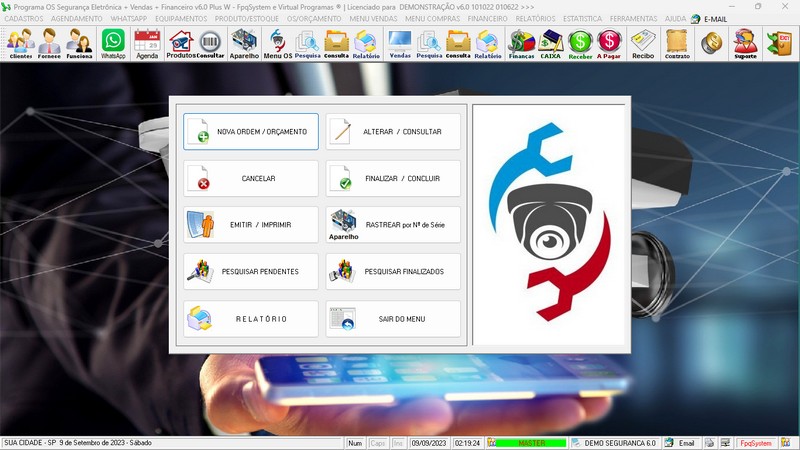 Programa OS Seguran�a Eletr�nica  6.0 Plus