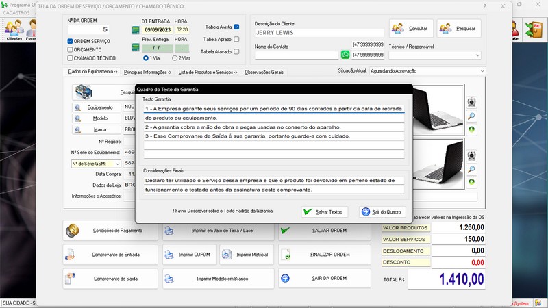 Programa OS Seguran�a Eletr�nica  6.0 Plus