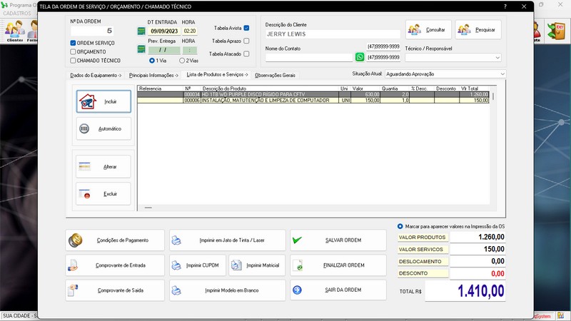 Programa OS Seguran�a Eletr�nica  6.0 Plus