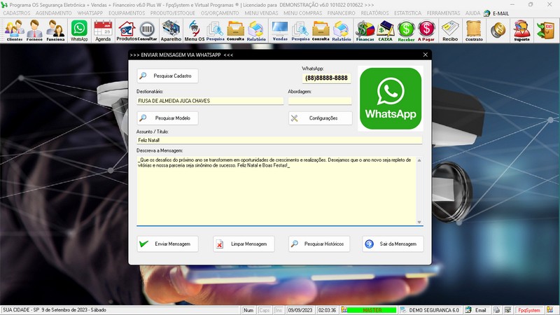 Programa OS Seguran�a Eletr�nica  6.0 Plus