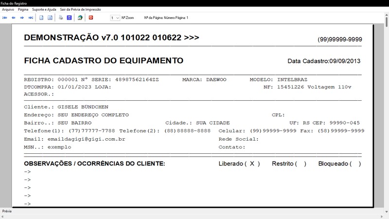 Programa OS Seguran�a Eletr�nica  7.0 Plus