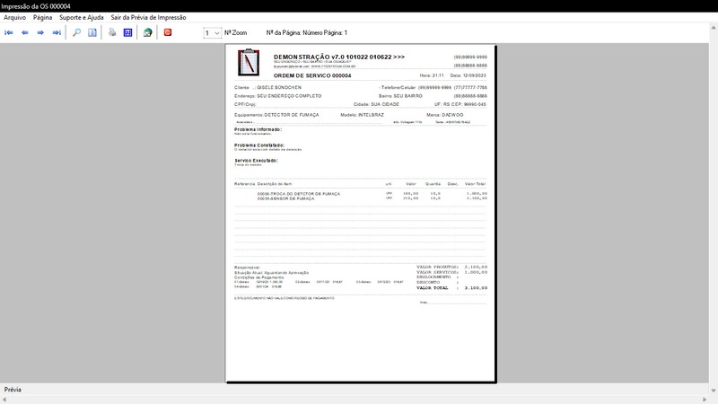 Programa OS Seguran�a Eletr�nica  7.0 Plus