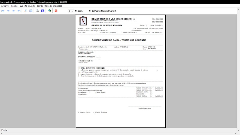 Programa OS Seguran�a Eletr�nica  7.0 Plus