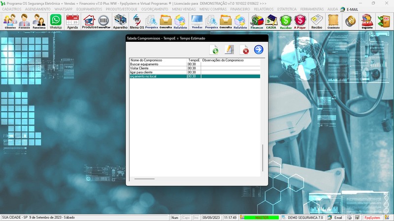 Programa OS Seguran�a Eletr�nica  7.0 Plus