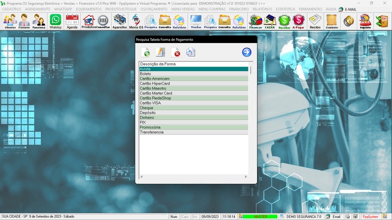Programa OS Seguran�a Eletr�nica  7.0 Plus