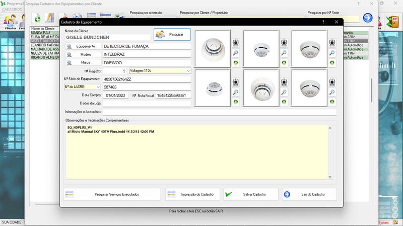 Programa OS Seguran�a Eletr�nica  7.0 Plus