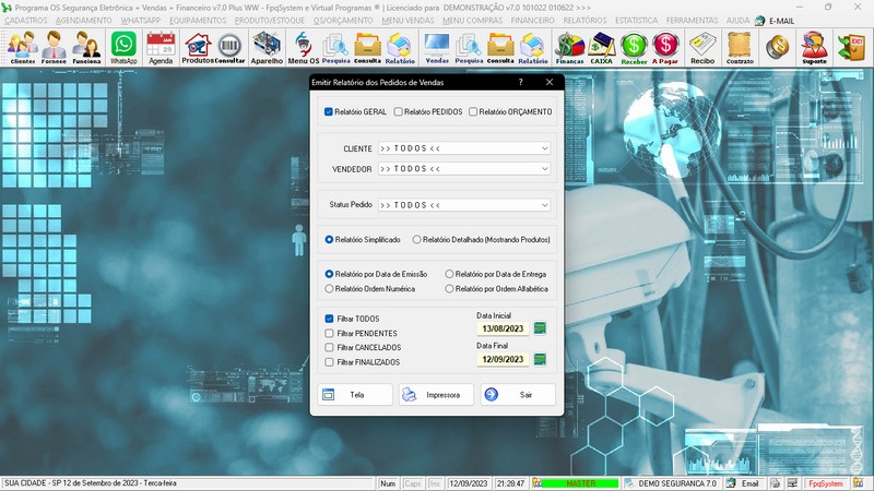 Programa OS Seguran�a Eletr�nica  7.0 Plus