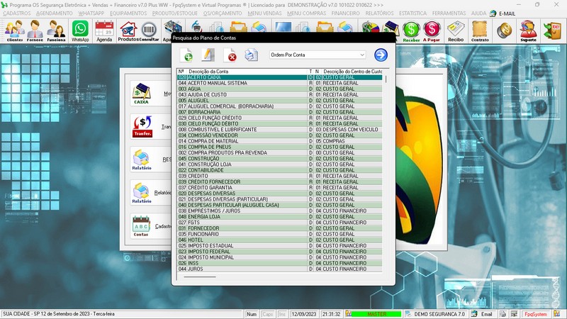 Programa OS Seguran�a Eletr�nica  7.0 Plus