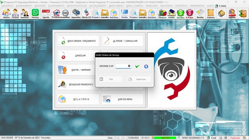 Programa OS Seguran�a Eletr�nica  7.0 Plus