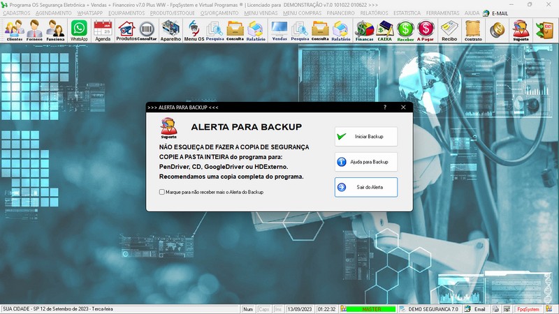 Programa OS Seguran�a Eletr�nica  7.0 Plus