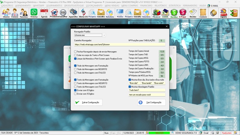 Programa OS Seguran�a Eletr�nica  7.0 Plus