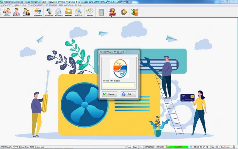 Programa OS Assist�ncia T�cnica para Refrigera��o 1.0 Plus