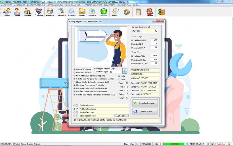 Programa OS Assist�ncia T�cnica para Refrigera��o 2.0 Plus