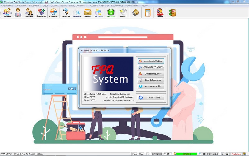 Programa OS Assist�ncia T�cnica para Refrigera��o 2.0 Plus