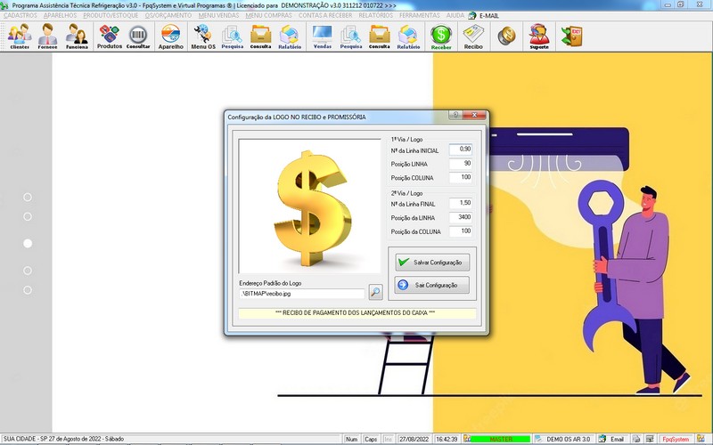 Programa OS Assist�ncia T�cnica para Refrigera��o 3.0 Plus