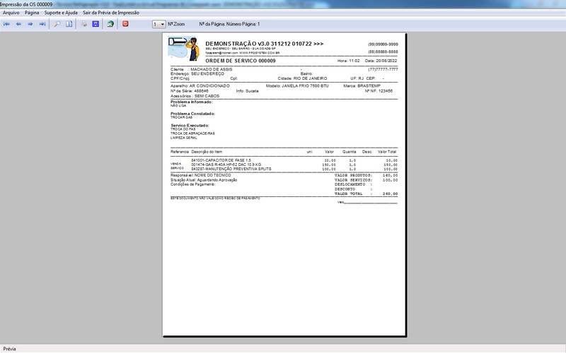 Programa OS Assist�ncia T�cnica para Refrigera��o 3.0 Plus