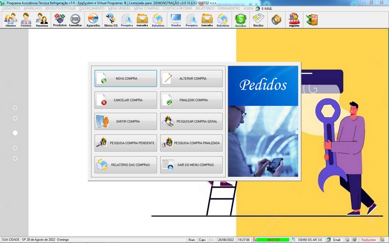 Programa OS Assist�ncia T�cnica para Refrigera��o 3.0 Plus