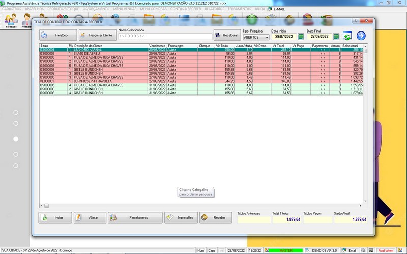 Programa OS Assist�ncia T�cnica para Refrigera��o 3.0 Plus