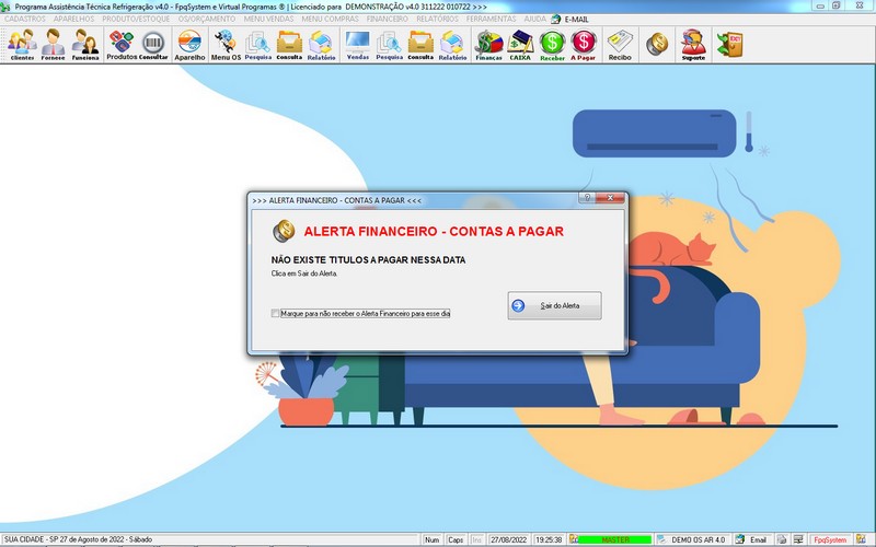 Programa OS Assist�ncia T�cnica para Refrigera��o 4.0 Plus