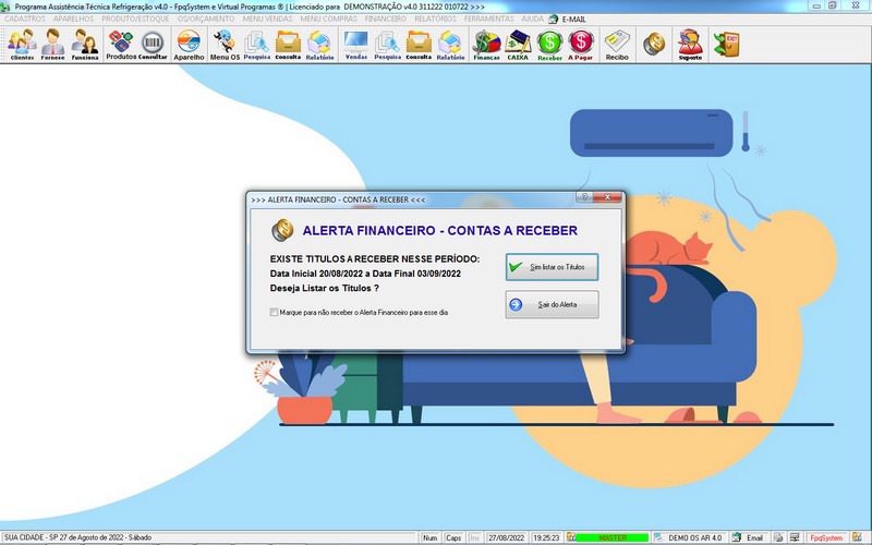 Programa OS Assist�ncia T�cnica para Refrigera��o 4.0 Plus