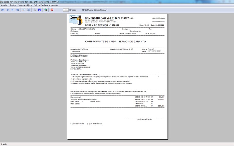 Programa OS Assist�ncia T�cnica para Refrigera��o 4.0 Plus