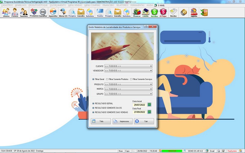 Programa OS Assist�ncia T�cnica para Refrigera��o 4.0 Plus