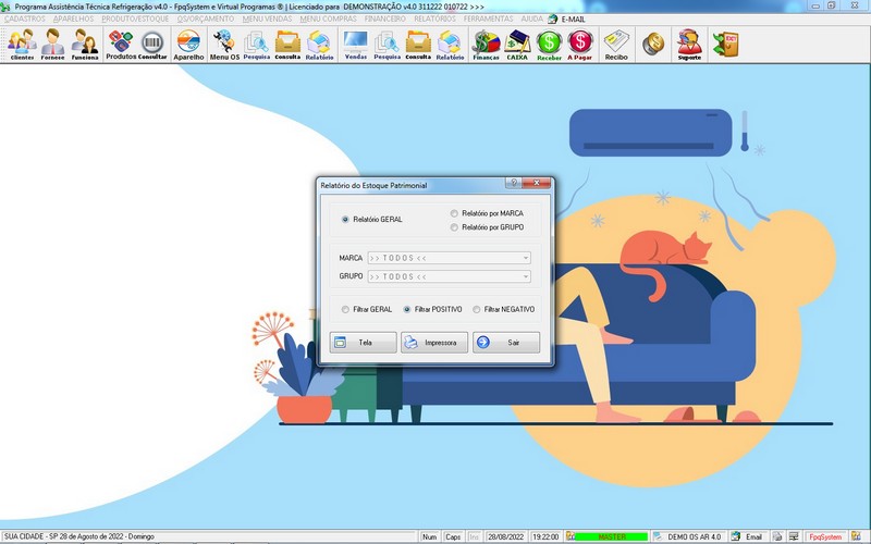 Programa OS Assist�ncia T�cnica para Refrigera��o 4.0 Plus