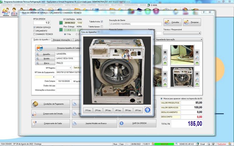 Programa OS Assist�ncia T�cnica para Refrigera��o 4.0 Plus
