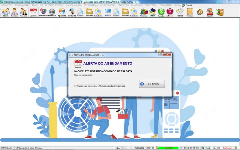 Programa OS Assist�ncia T�cnica para Refrigera��o 5.0 Plus