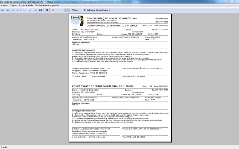Programa OS Assist�ncia T�cnica para Refrigera��o 5.0 Plus