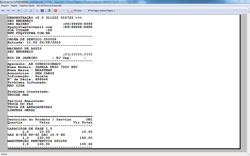 Programa OS Assist�ncia T�cnica para Refrigera��o 5.0 Plus