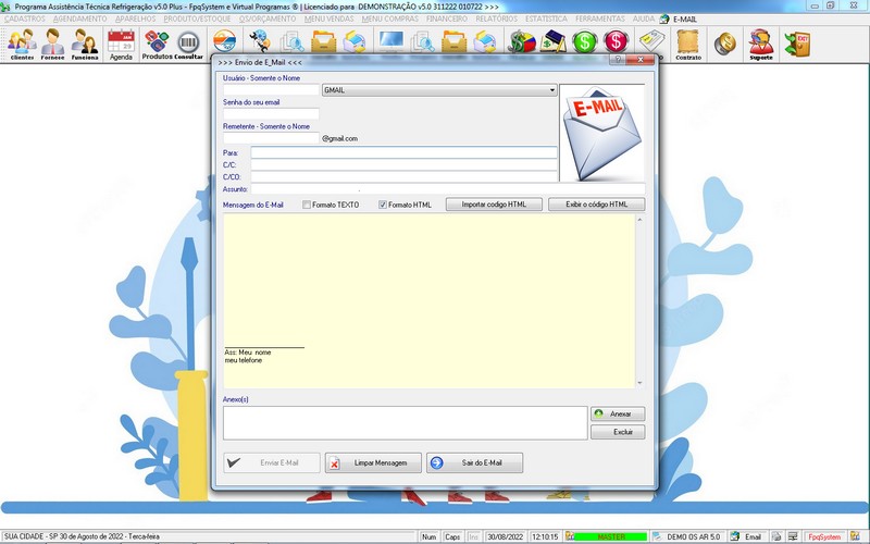 Programa OS Assist�ncia T�cnica para Refrigera��o 5.0 Plus