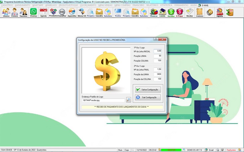 Programa OS Assist�ncia T�cnica para Refrigera��o 7.0 Plus
